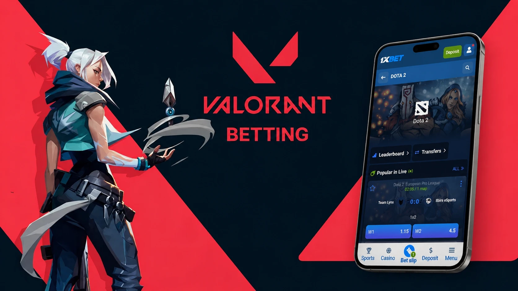 Ставки на Valorant онлайн в 1xBet